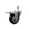 Service Caster 3.5'' Maroon Poly Wheel Swivel 7/16'' Stem Caster with Total Lock Brake SCC-GRTTL20S3514-PPUB-MRN-716138 - alternate 1